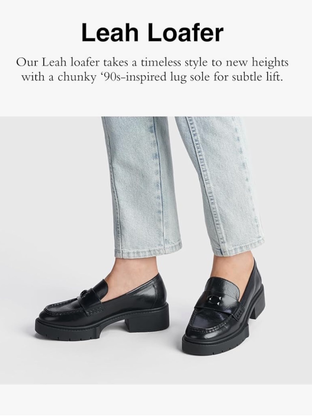 COACH Women's Leah Platform Loafers - Picture 3 of 12